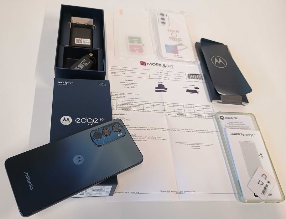 Motorola Edge 30 5G | 8/256GB Meteor Grey | Gwaran 144Hz | Bateria 87%