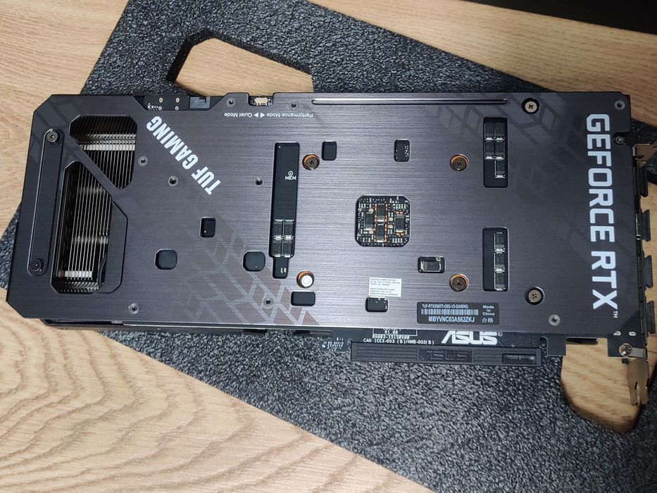 Karta graficzna RTX 3060 TI 8GB Asus TUF GAMING dual BIOS