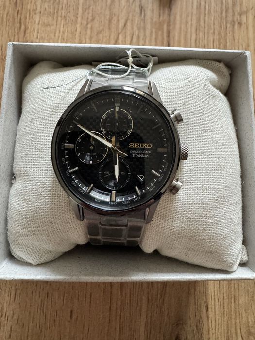 MĘSKI ZEGAREK Seiko SSB391P1 Titanium