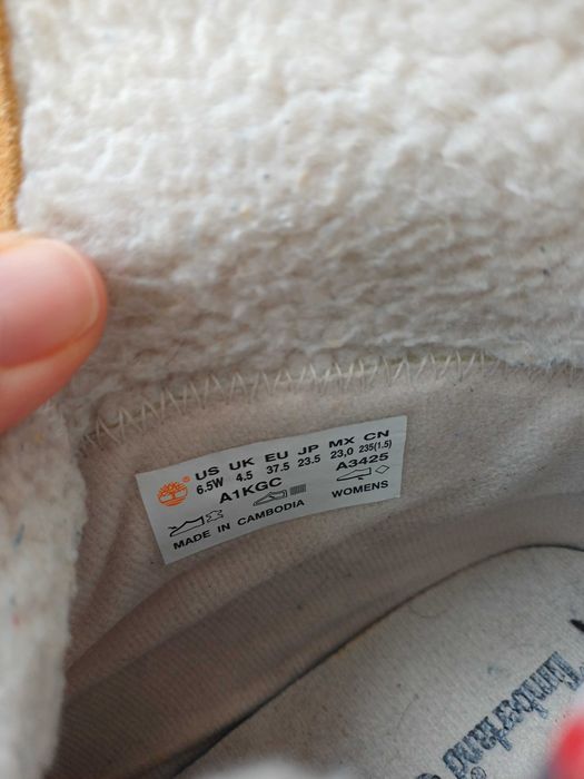 Жіночі черевики Timberland 37.5 розмір