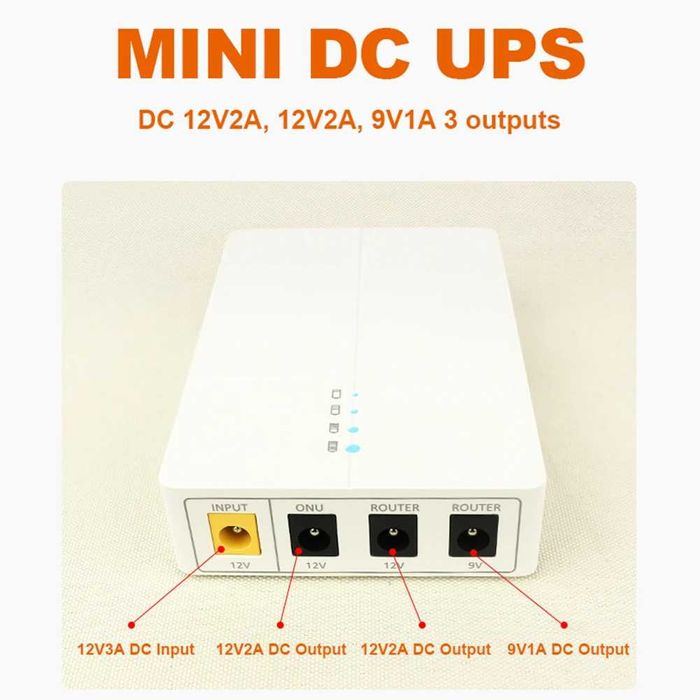 WGP OPTIMA 301  - міні ДБЖ (UPS) 6000mAh для роутера, IP-камер