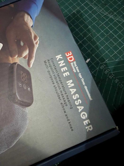 masażer kolan z funkcją wibracji i ogrzewania