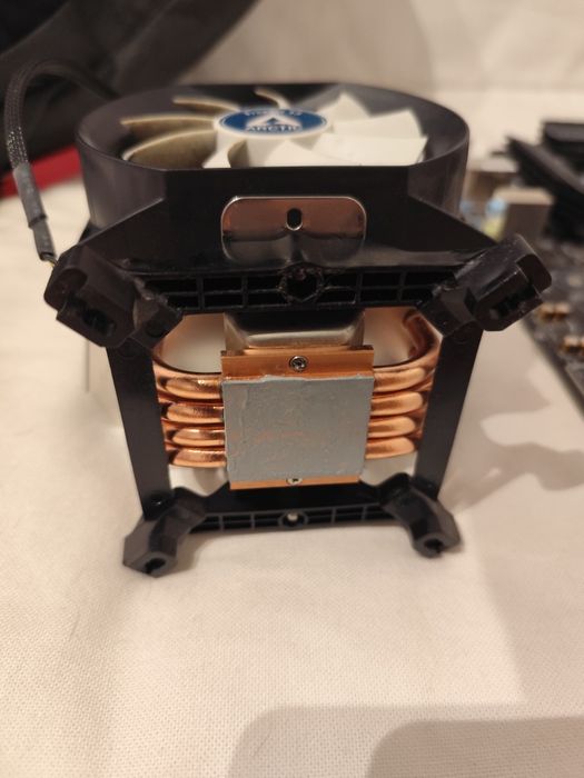 Motherboard + processador + cooler