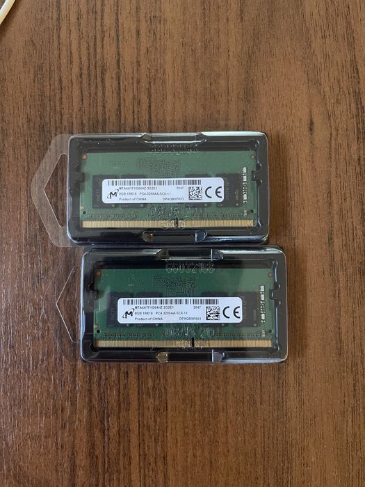 Оперативна память для ноутбука ddr4 8gb*2 3200 crucial