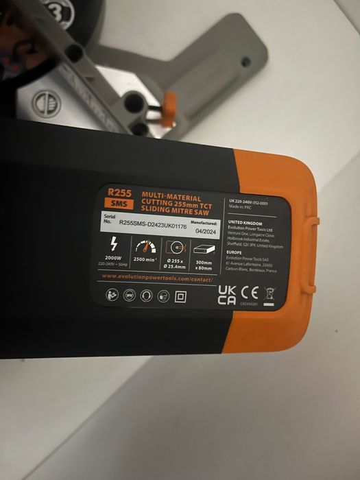 Piła ukośnica Evolution R255SMS 2000W 255mm