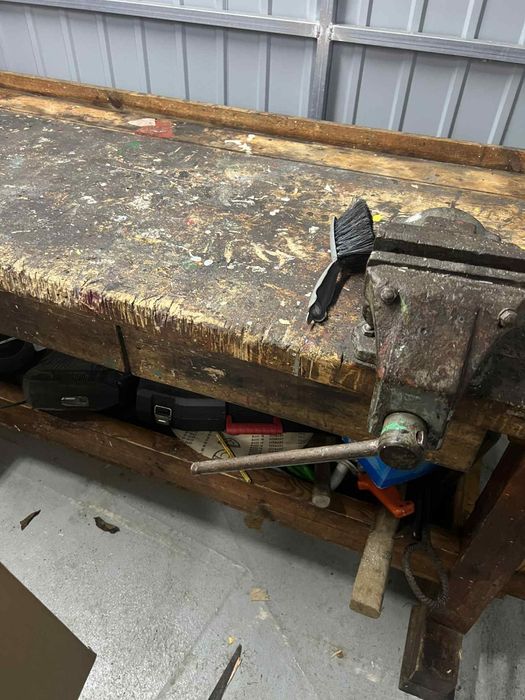 Stół warsztatowy stolarski+ imadło