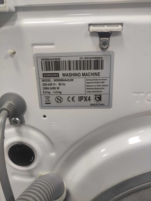 Пральна машина Samsung WD80M4A43JW