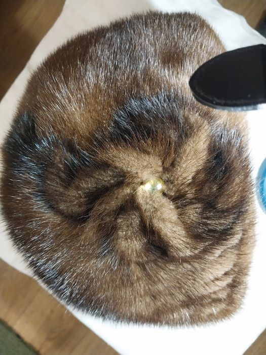 Норковая шапка р 54-58