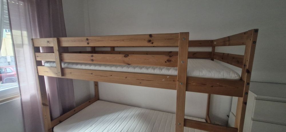 RESERVADO - Beliche IKEA MYDAL com colchões – Bom estado