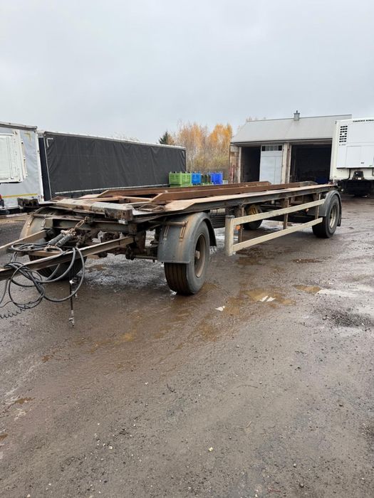 Przyczepa rama platforma do bel slomy siana