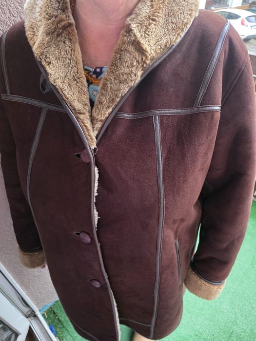 Futro góralskie owcze kożuch xxl