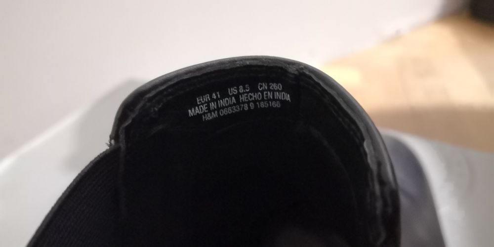 Sztyblety męskie H&M skórzane