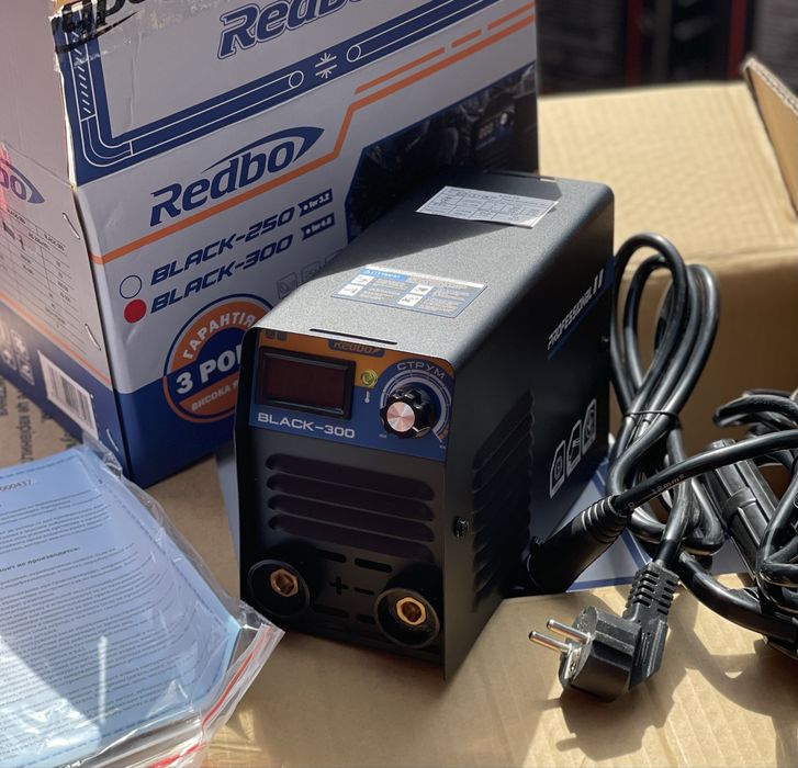 Сварочный аппарат REDBO black-300 mini ( удлиненные кабеля)