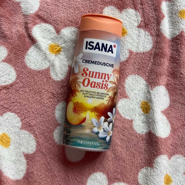 isana żel pod prysznic sezonowy 300ml płyn do mycia brzoskwinia kwiat