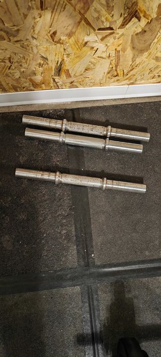 3 Halteres Musculação - Usados