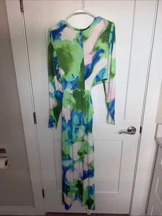 ASOS Edition Sukienka Wiskoza 100% Akwarela r. S