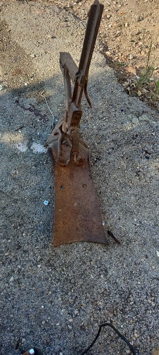 Charrua antiga para decoração