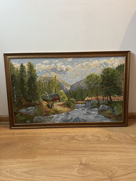 Obraz ręcznie haftowany