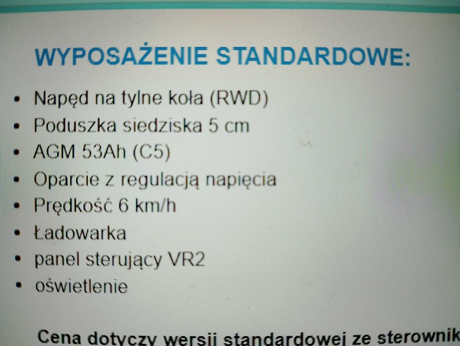 Wózek elektryczny nowy