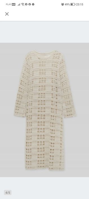 Nowa ażurowa sukienka