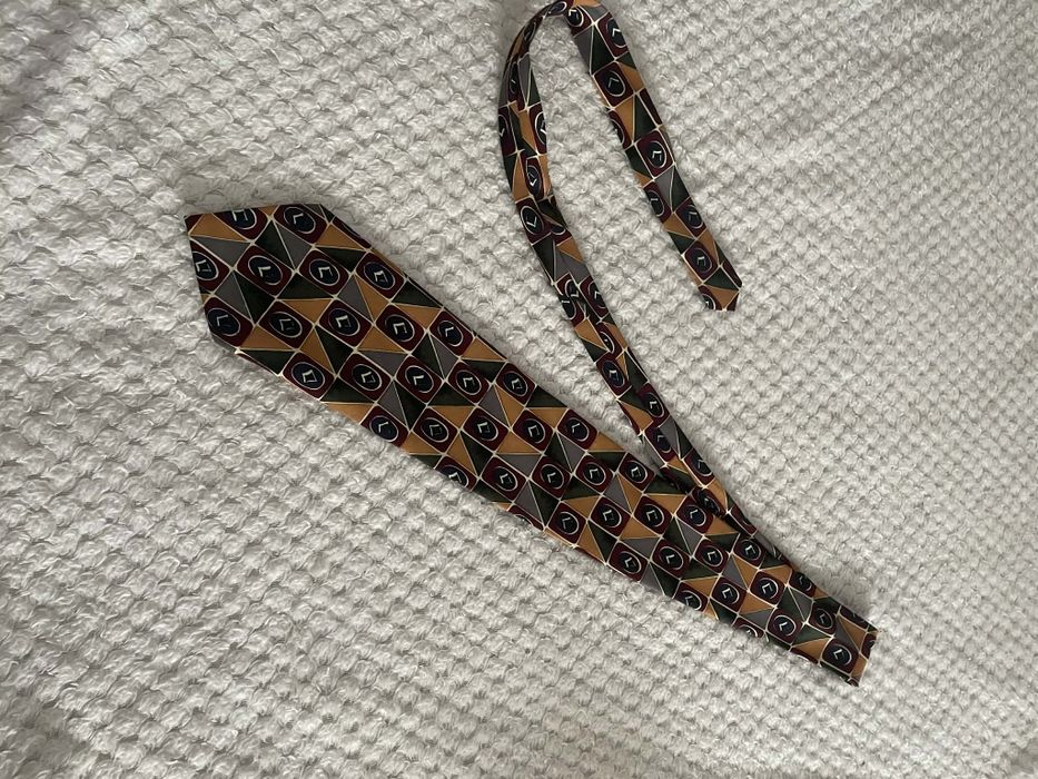 Jedwabny krawat diamond silks hand made.