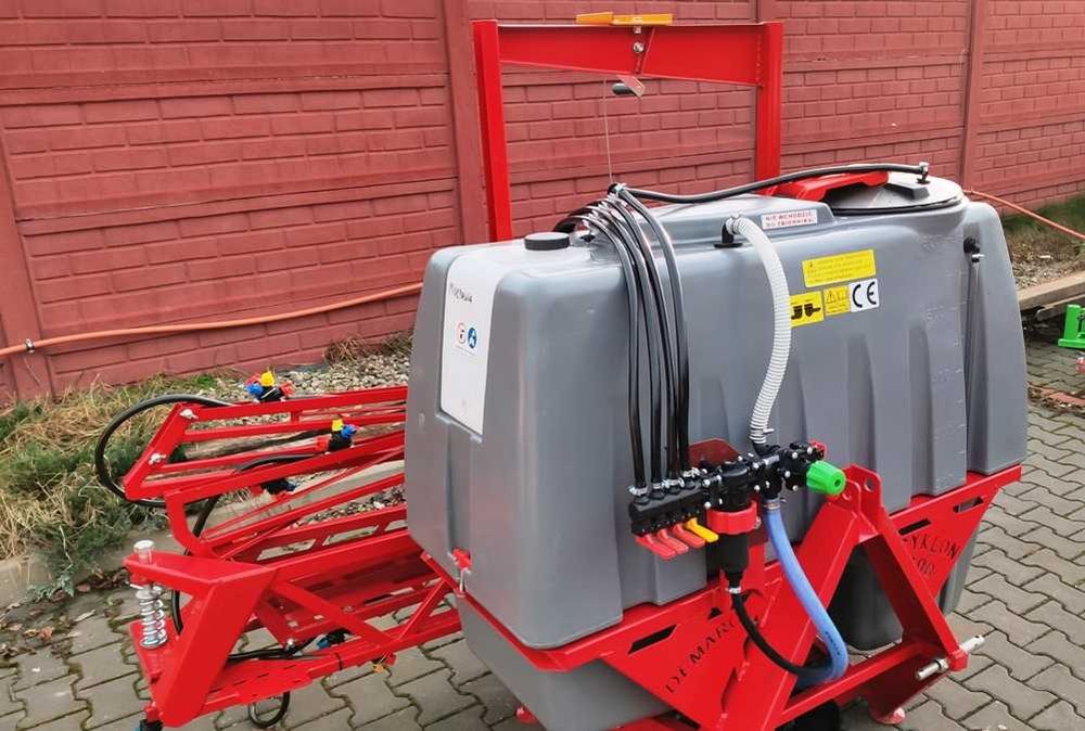 Opryskiwacz 600 litrów lanca 15m głowice potrójne CYKLON