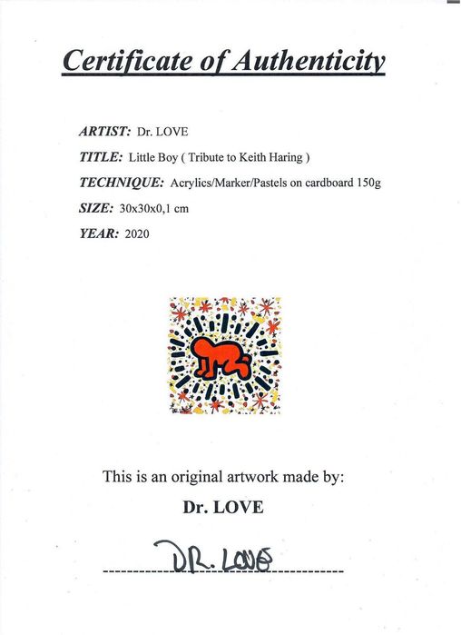 Pintura - Dr. LOVE - Original Artwork : Snoopy