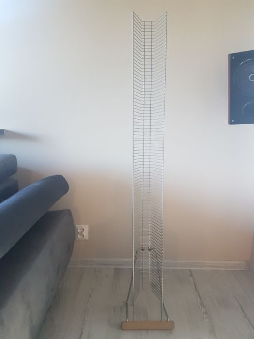 Stojak na płyty metalowy drewniany 90/180 slim Ikea