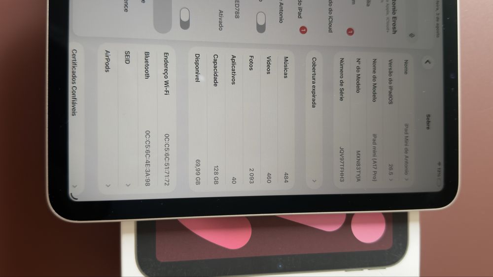 iPad mini a17 pro