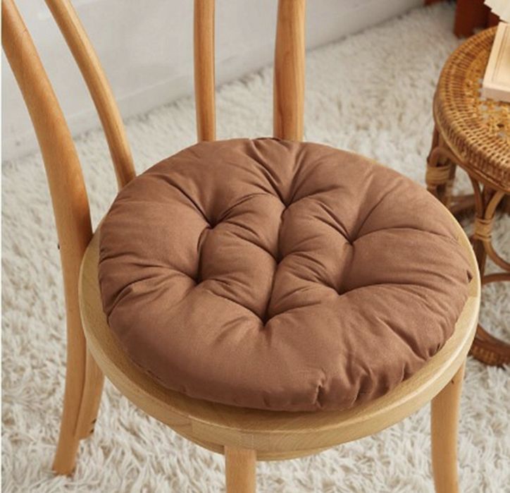 Podkładki na krzesła ogrodowe, wyściełana poduszka, okrągła