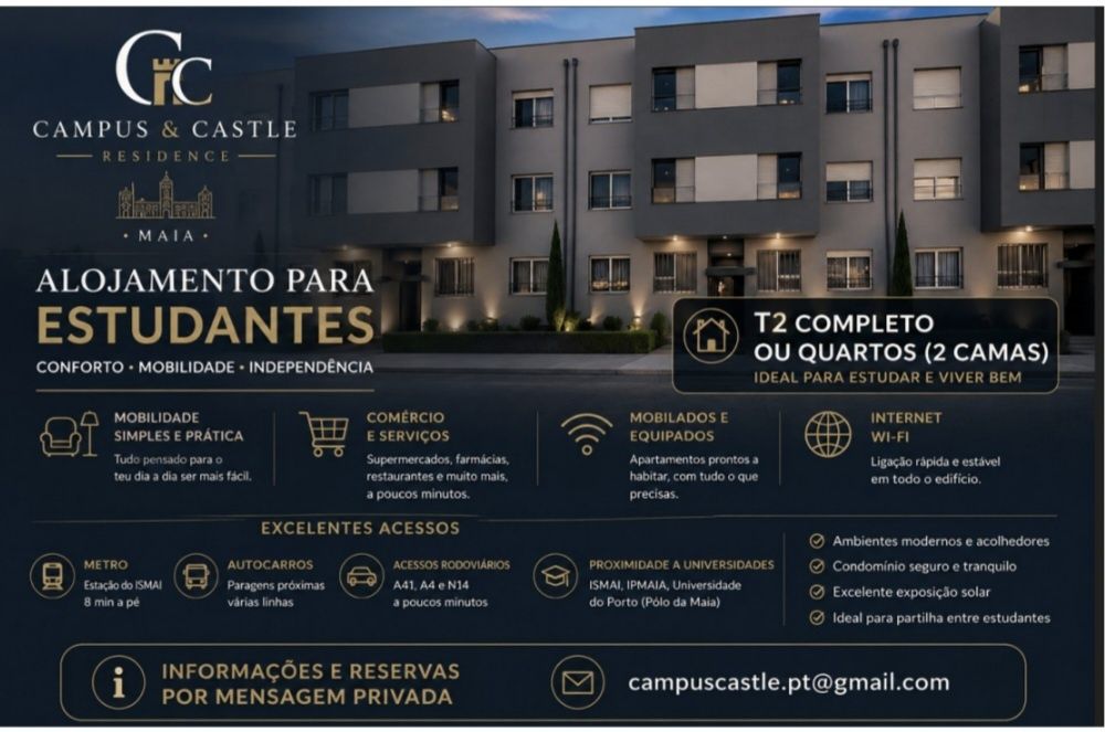 T2 completo ou quarto (2 camas)