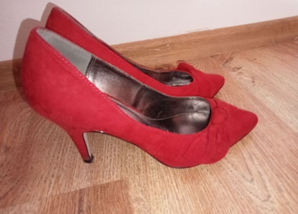 NOWE szpilki damskie DOROTHY PERKINS czerwone.