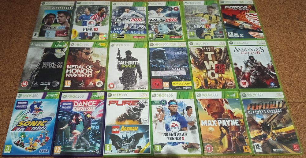 Jogos Xbox 360 originais - a partir de 3€