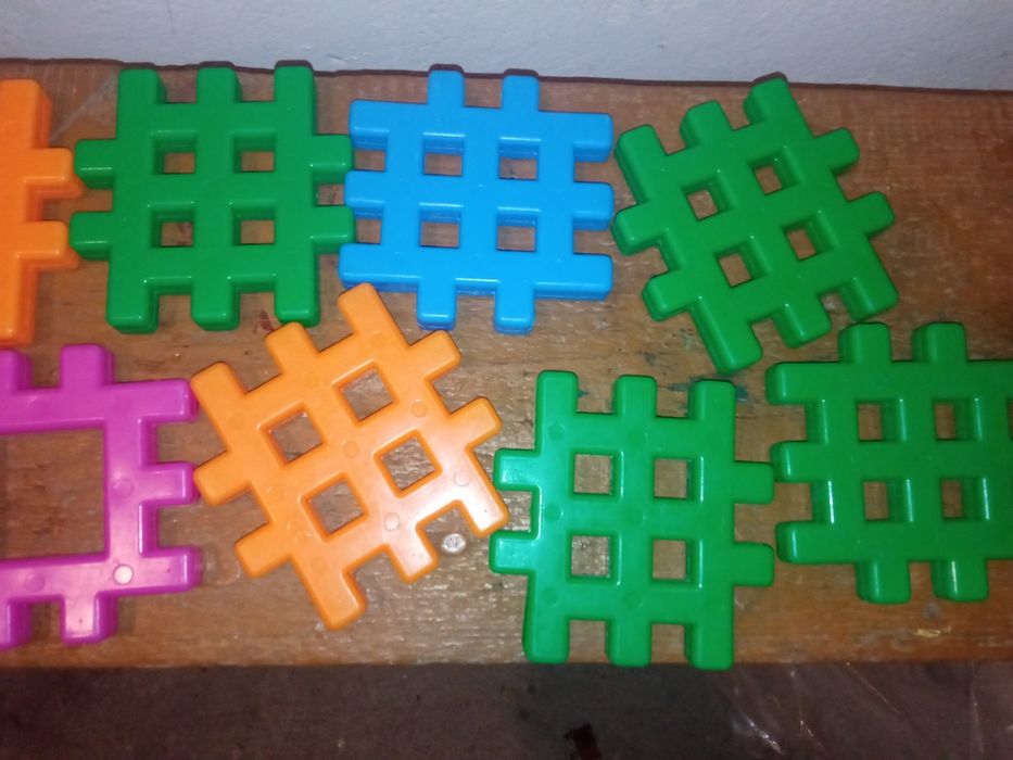 klocki konstrukcyjne wafle