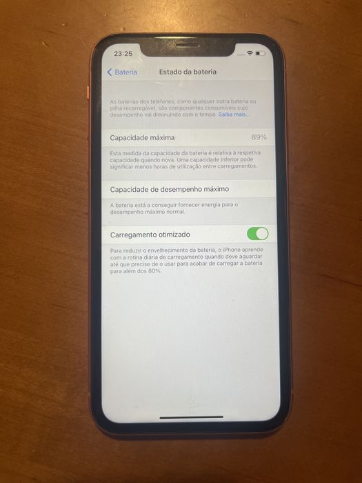 Iphone Xr de 64 gigas cor de laranja