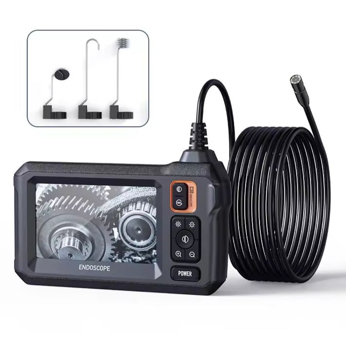 Endoskop  z wyświetlaczem 4,3", sondą 8,5 mm, kamerą, kablem