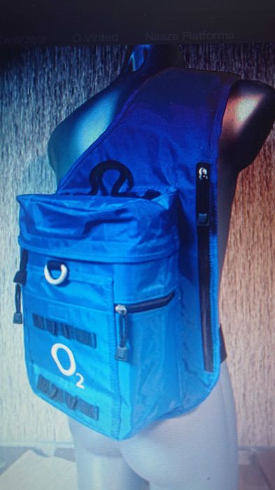 Plecak na ramię O2 uniwersalny, pasek przez klatkę NOWY rej.Gliwice