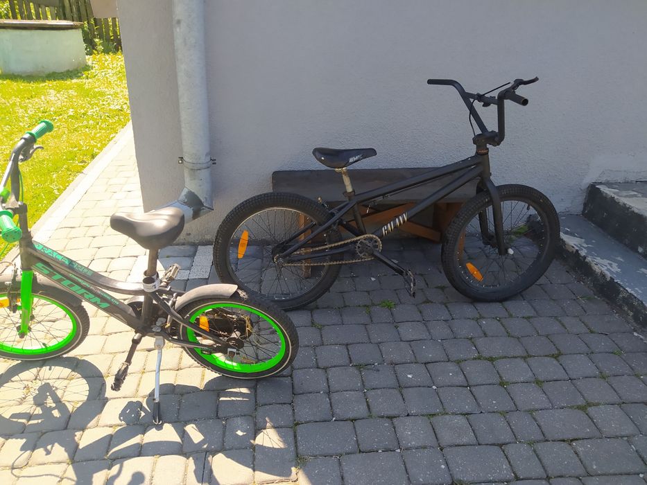 BMX + zielony rowerek gratis