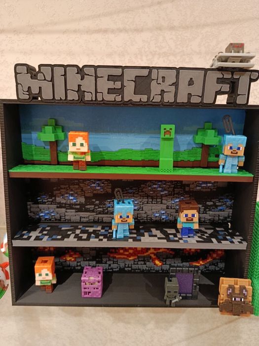 Minecraft Kinder Joy стенд ‼️підставка для фігурок Кіндер Майнкрафт