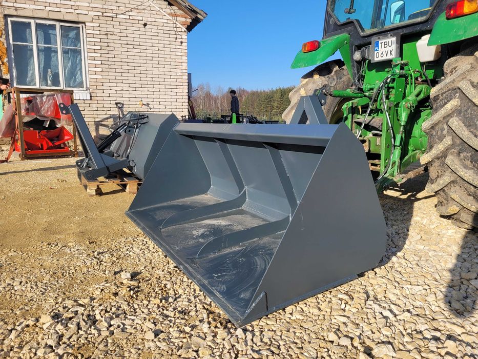 Łycha/ łyżka na tył ciągnika/ przedni TUZ z KIPREM HYDRAULICZNYM- Nowa