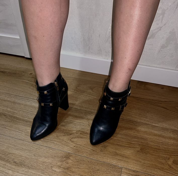 Напівчоботи , 36 розмір, натуральна шкіра