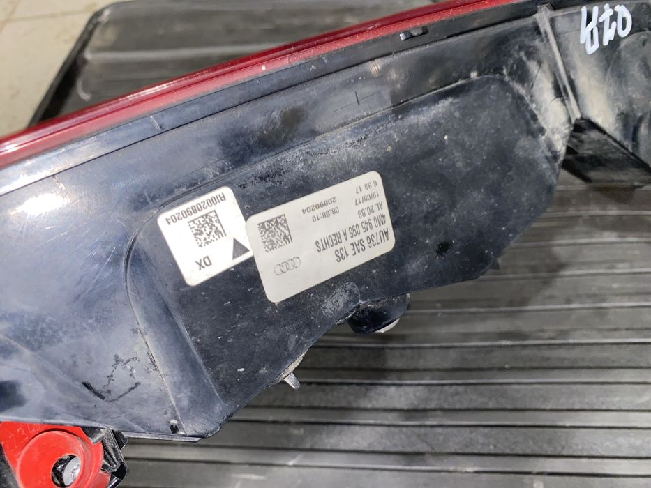 Ліхтар задній правий лівий бампер фонарь фара audi q7 4m usa америка