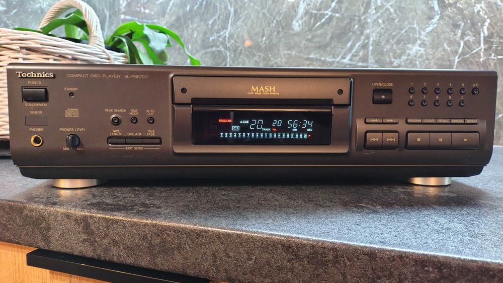 Technics SL-PS670D wysoki model CD po fachowym przeglądzie - super stan