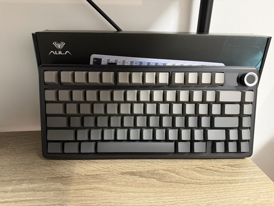 Клавіатура AULA F75 MAX сіра