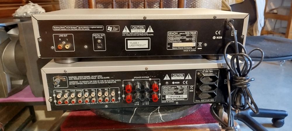 Amplificador Denon PMA-700 AE + Denon DCD-700 AE