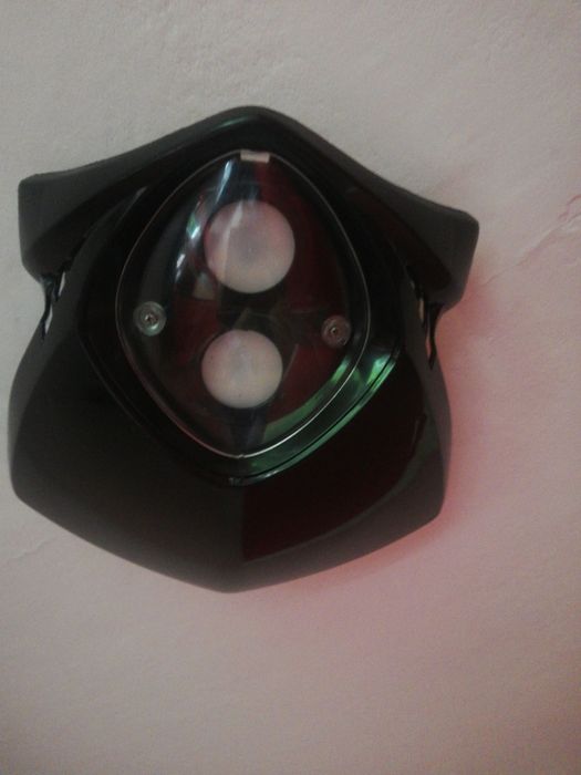 Lampa sufitowa halogenowa czasza motocykla hand made rarytas