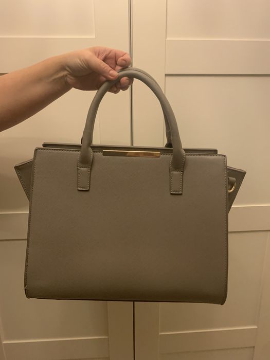 Szara torebka duza shopperka