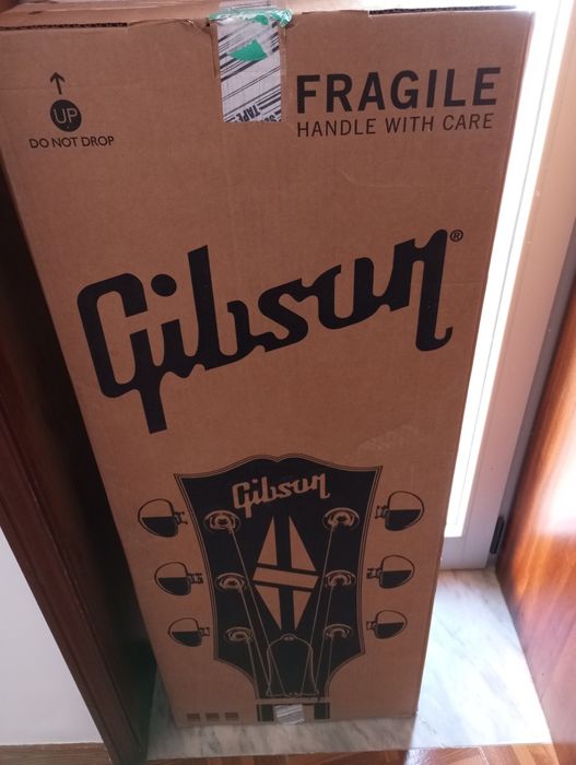 Caixa transporte guitarra Gibson