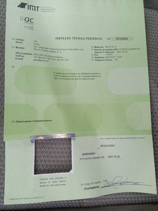 Peugeot 307 SW gasolina e GPL com poucos kms