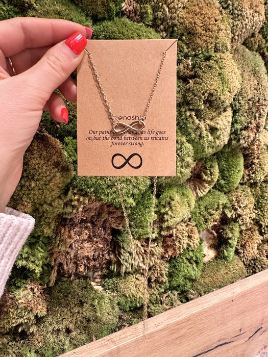 Бижутерия золотая подвеска Бесконечность